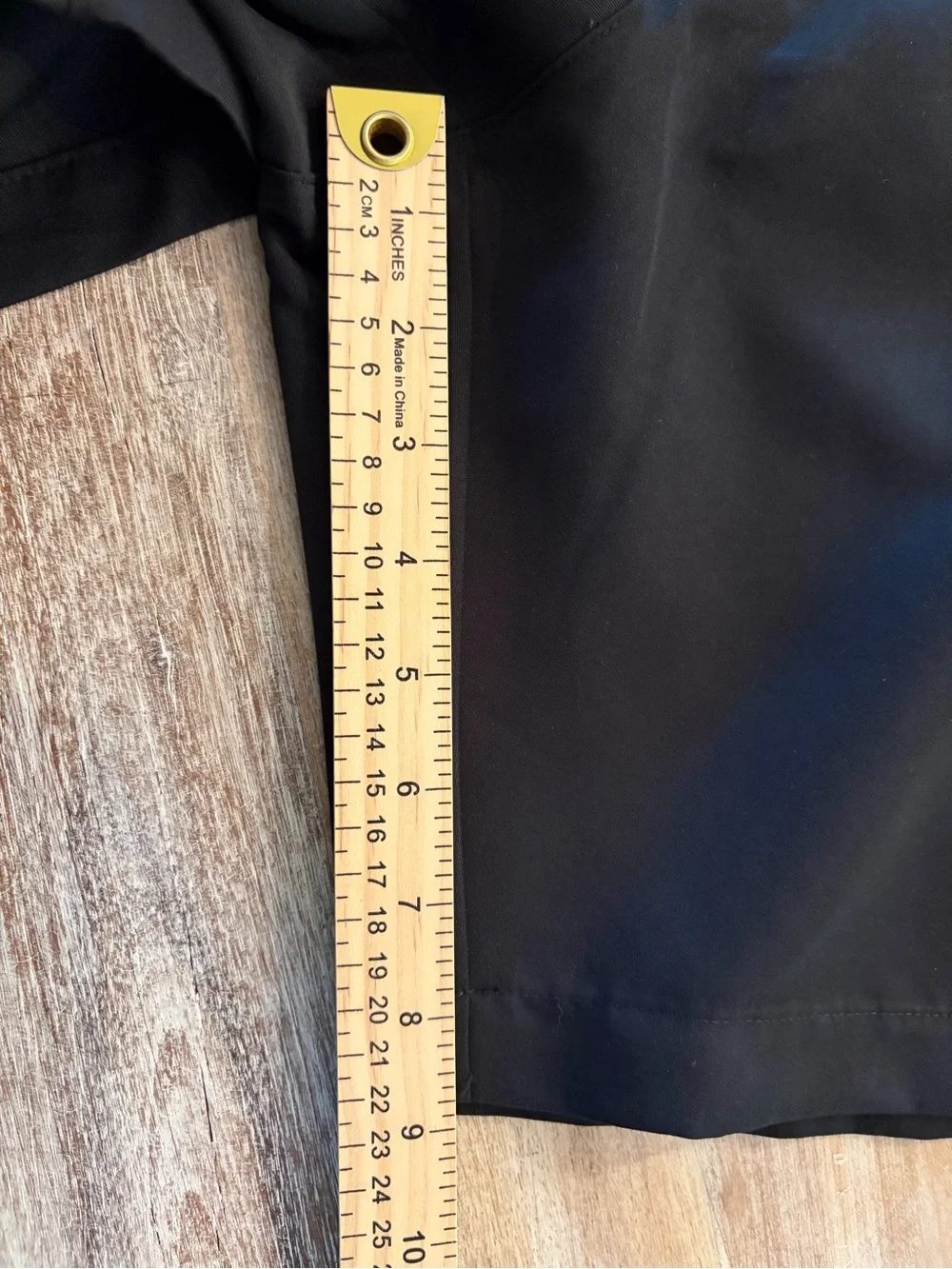 Roundtree & Yorke‎ Flat Front Black Chino Shorts Size 42 9